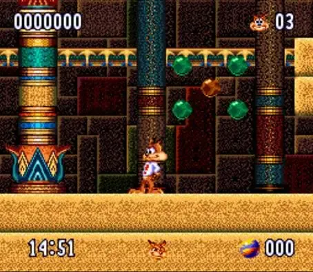 Скриншот 5 к игре Bubsy Two-Fur