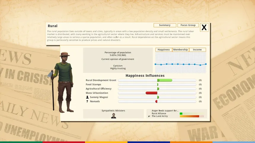 Скриншот 7 к игре Democracy 3 Africa