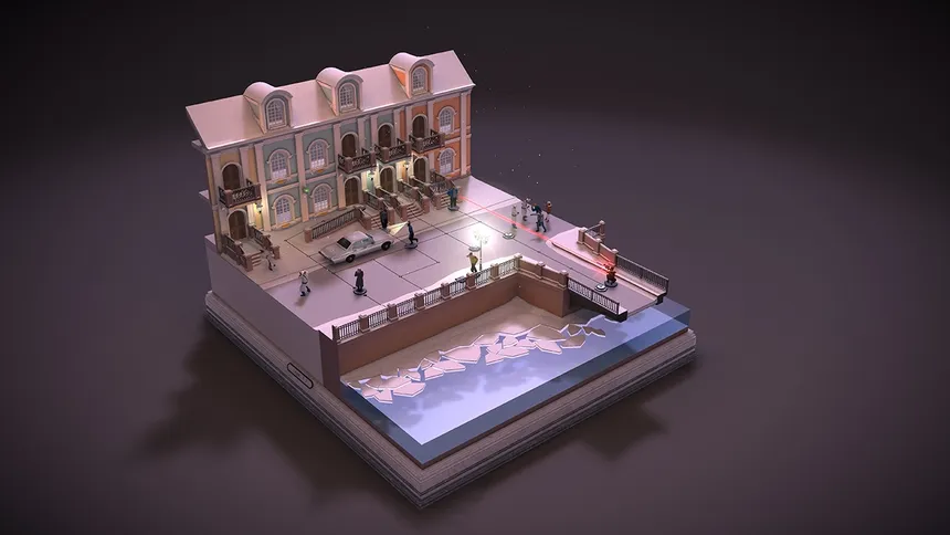 Скриншот 1 к игре Hitman GO: Definitive Edition