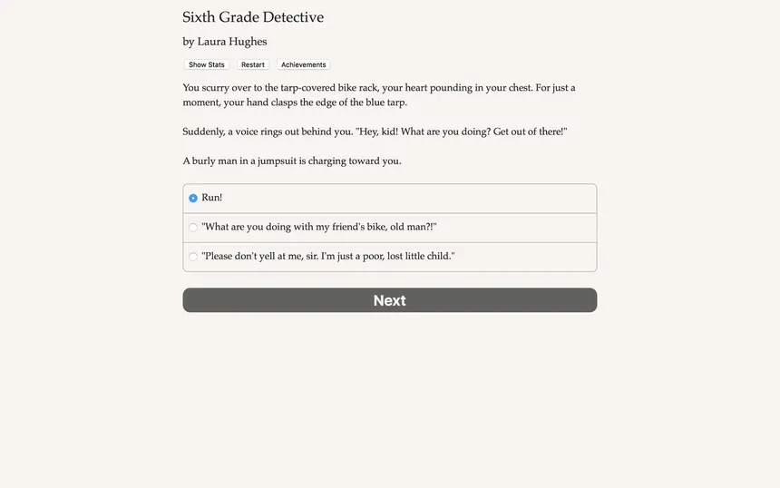 Скриншот 1 к игре Sixth Grade Detective