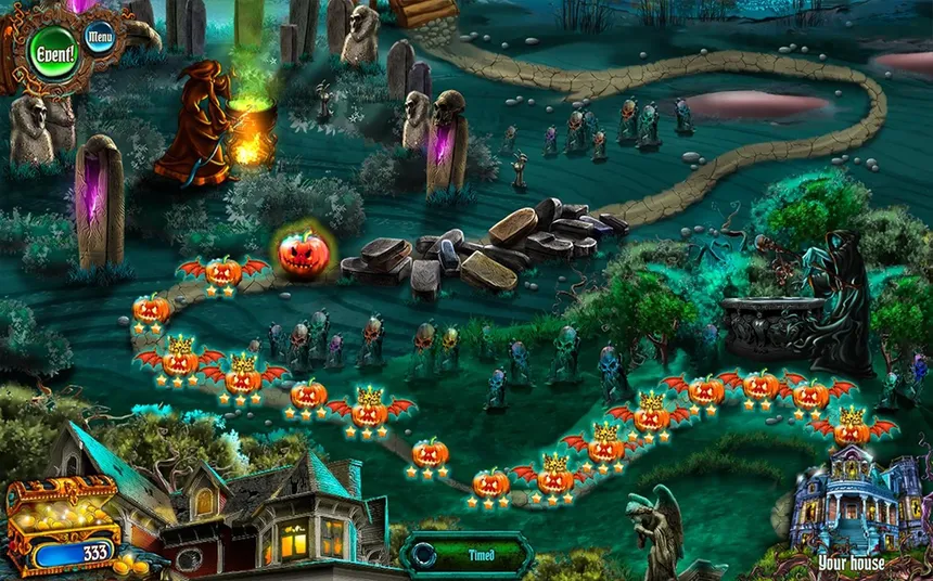 Скриншот 2 к игре Save Halloween: City of Witches