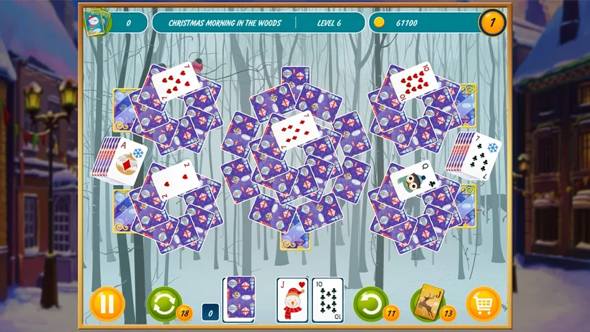 Скриншот 3 к игре Solitaire Christmas. Match 2 Cards