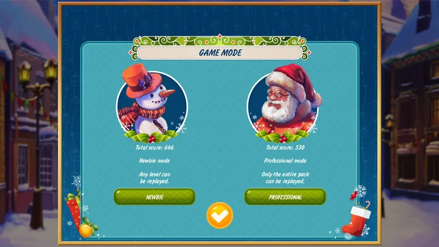 Скриншот 4 к игре Solitaire Christmas. Match 2 Cards
