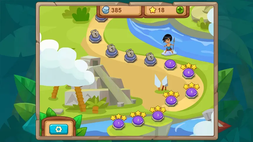 Скриншот 3 к игре Gems of the Aztecs
