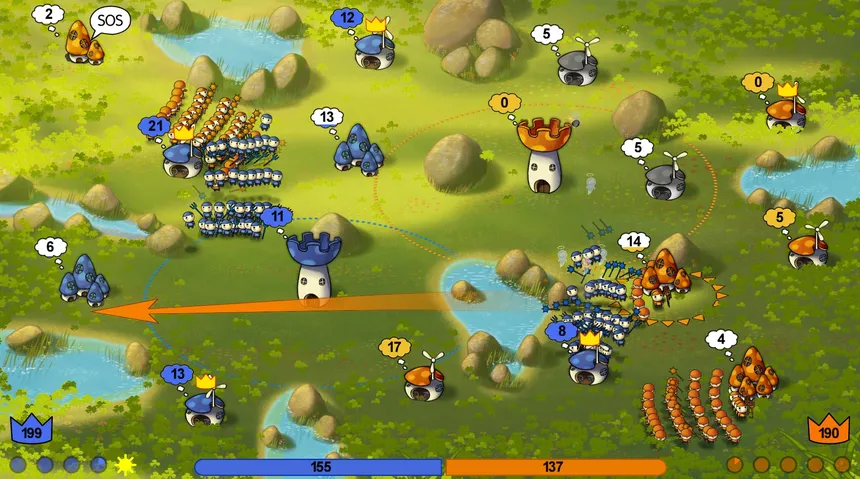Скриншот 1 к игре Mushroom Wars