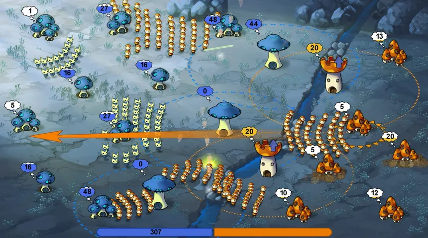 Скриншот 2 к игре Mushroom Wars