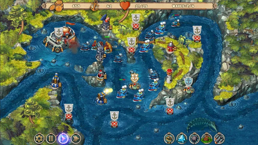 Скриншот 1 к игре Iron Sea Defenders