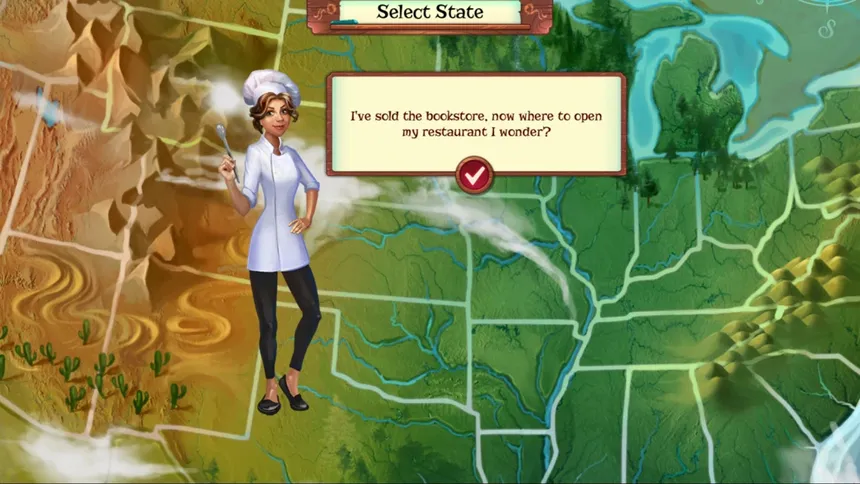 Скриншот 2 к игре Chef Solitaire: USA