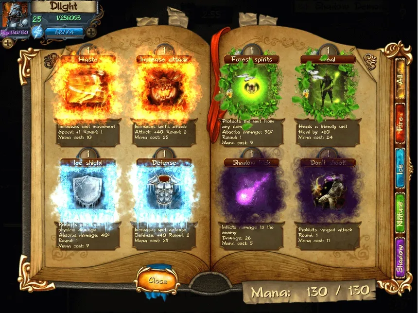 Скриншот 8 к игре Elemental Heroes