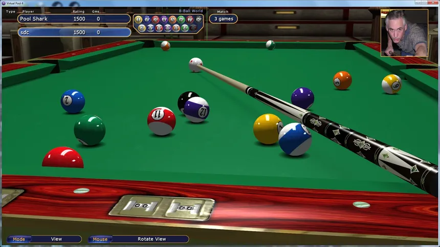 Скриншот 1 к игре Virtual Pool 4 Multiplayer