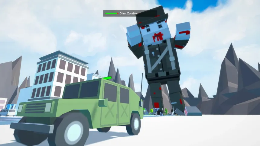 Скриншот 2 к игре Weekend Drive - Survive against Zombies, Aliens, and Dinosaurs!