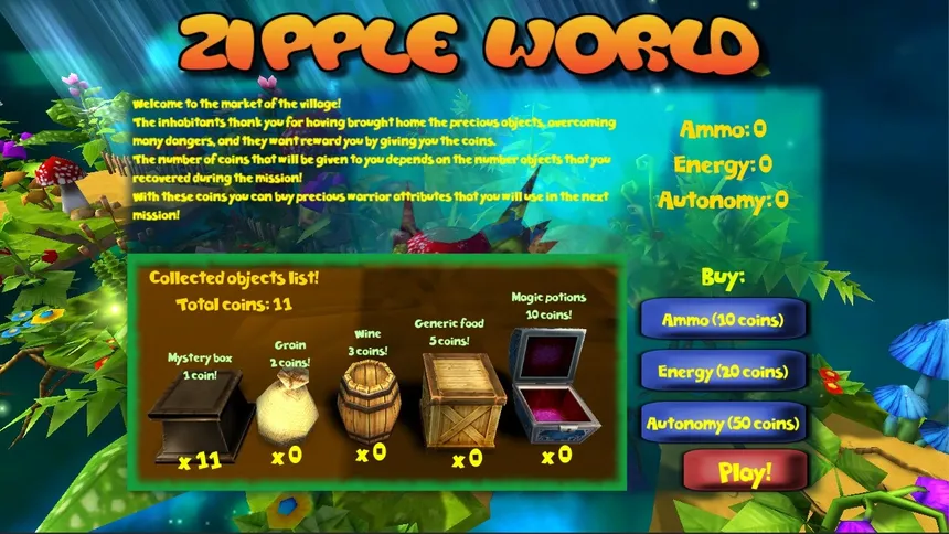 Скриншот 1 к игре Zipple World