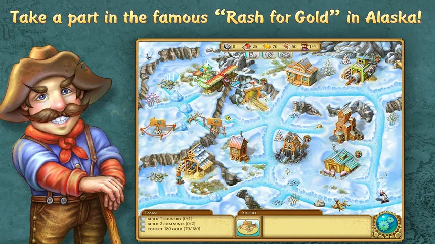 Скриншот 1 к игре Rush for gold: Alaska