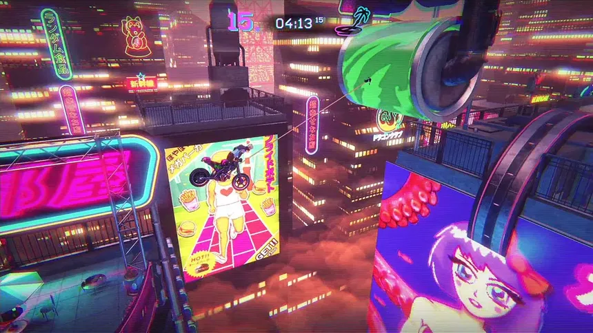Скриншот 1 к игре Trials of the Blood Dragon