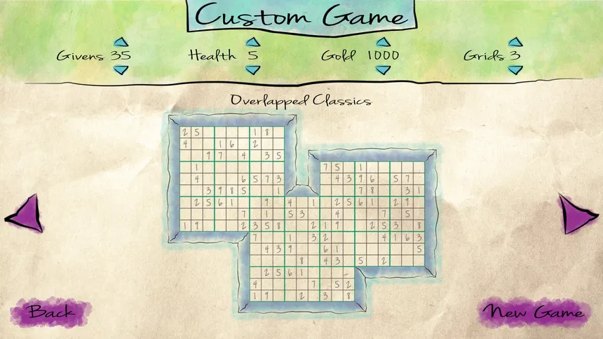 Скриншот 4 к игре Sudoku Quest