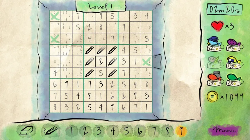 Скриншот 5 к игре Sudoku Quest