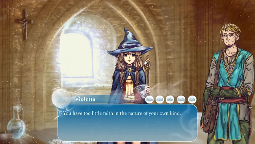 Скриншот 4 к игре A More Beautiful World - A Kinetic Visual Novel
