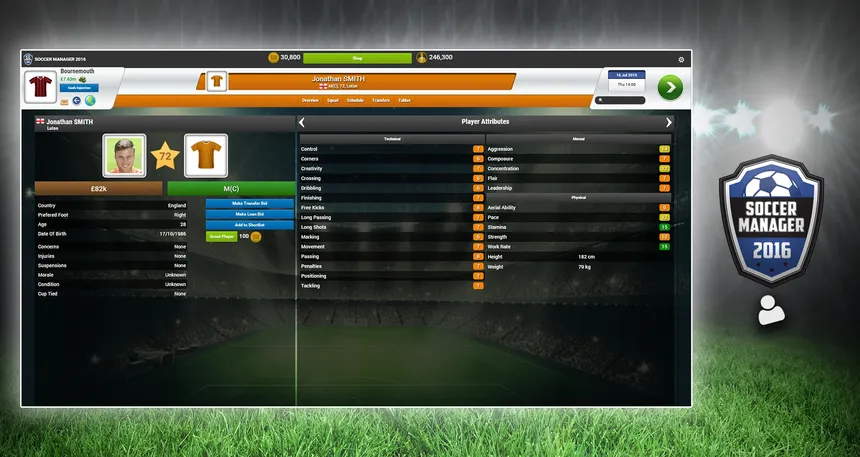 Скриншот 3 к игре Soccer Manager