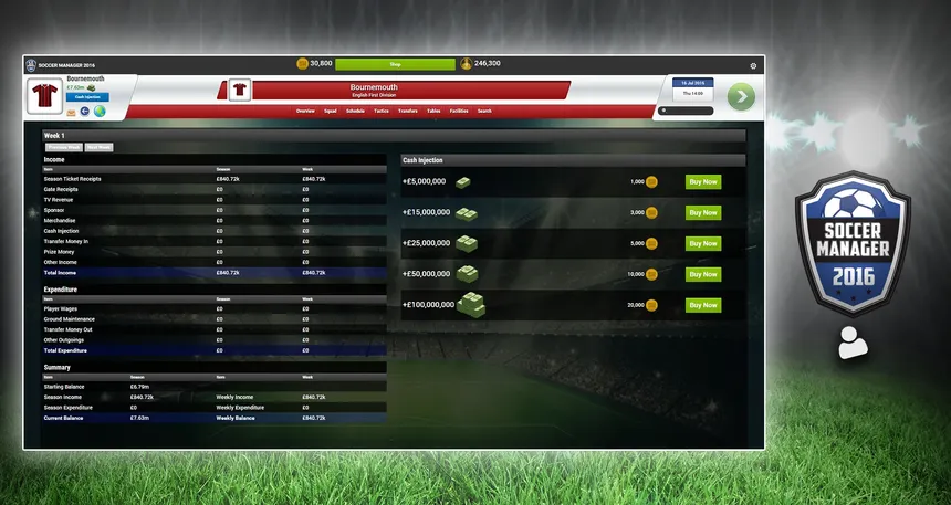 Скриншот 4 к игре Soccer Manager