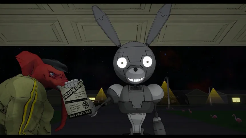 Скриншот 3 к игре Rock-N-Rogue: A Boo Bunny Plague Adventure