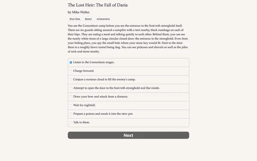 Скриншот 3 к игре The Lost Heir: The Fall of Daria