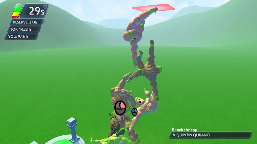 Скриншот 1 к игре Mount Your Friends 3D: A Hard Man is Good to Climb