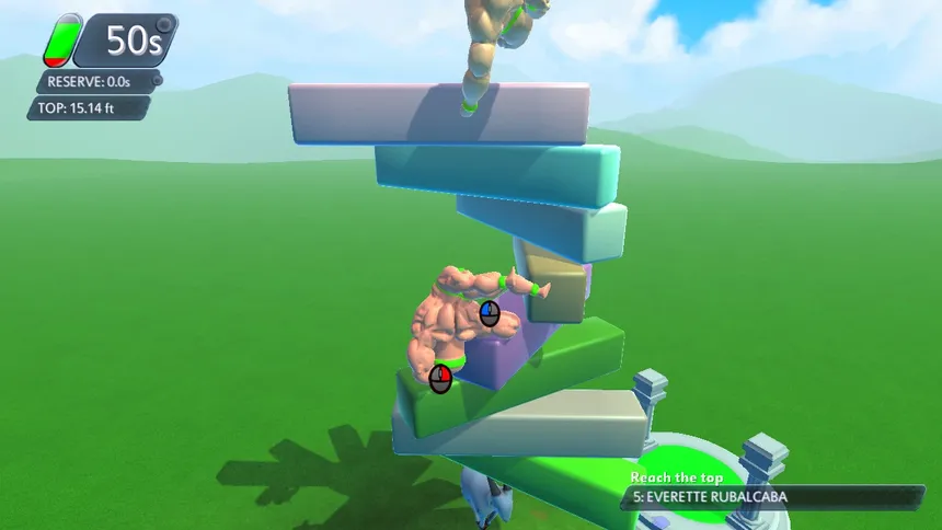 Скриншот 3 к игре Mount Your Friends 3D: A Hard Man is Good to Climb