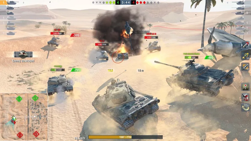 Скриншот 1 к игре World of Tanks Blitz