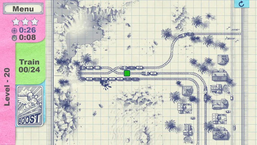 Скриншот 6 к игре Paper Train Traffic