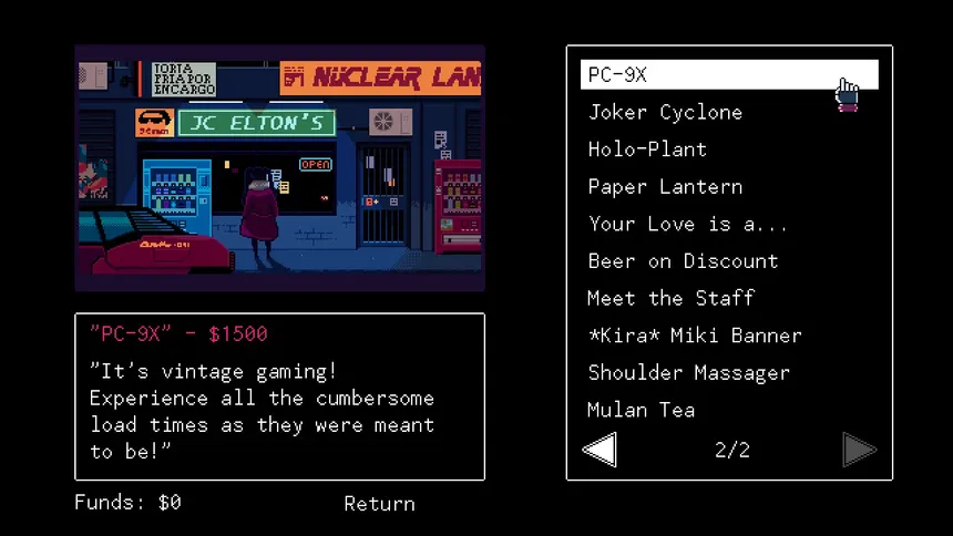 Скриншот 8 к игре VA-11 Hall-A: Cyberpunk Bartender Action