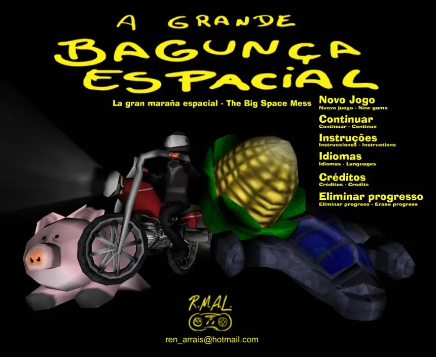 Скриншот 1 к игре A grande bagunça espacial - The big space mess