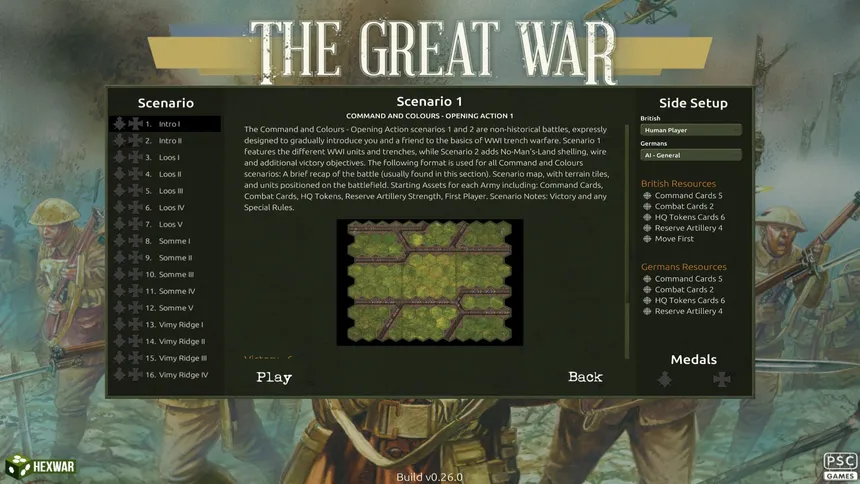 Скриншот 2 к игре Commands & Colors: The Great War
