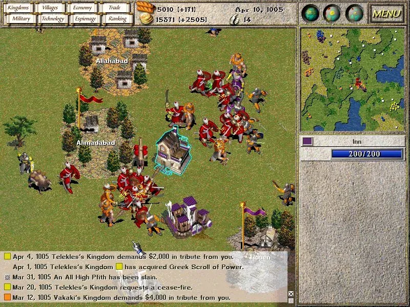 Скриншот 1 к игре Seven Kingdoms: Ancient Adversaries