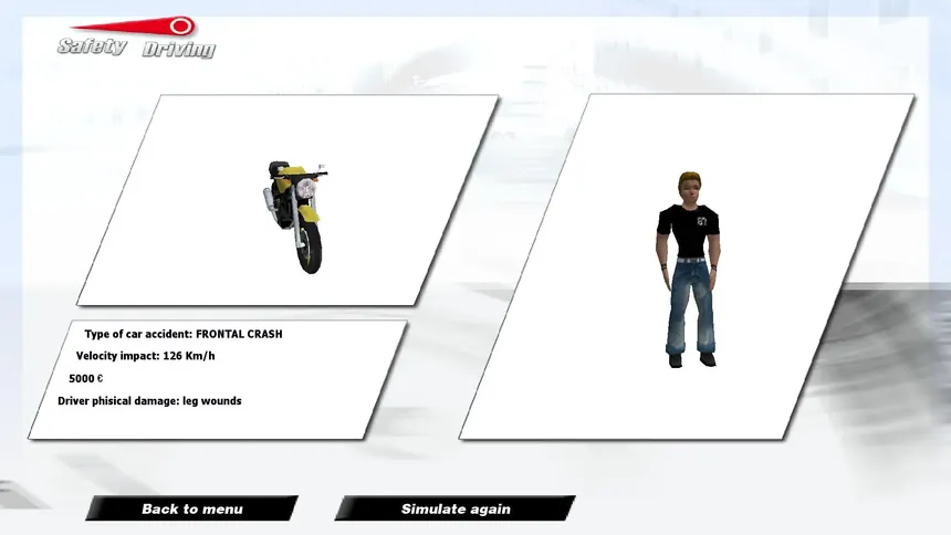 Скриншот 1 к игре Safety Driving Simulator: Motorbike