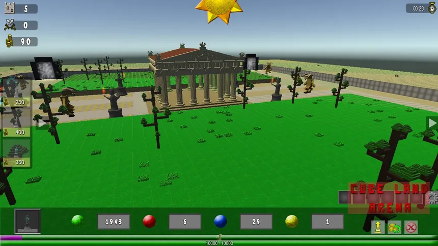Скриншот 3 к игре Cube Land Arena