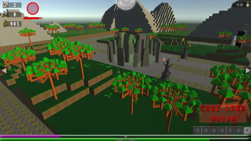 Скриншот 6 к игре Cube Land Arena