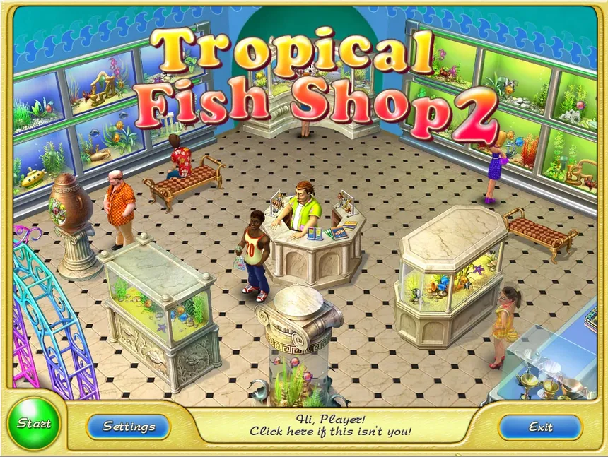 Скриншот 3 к игре Tropical Fish Shop 2