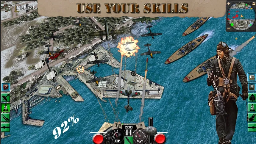 Скриншот 4 к игре War Birds: WW2 Air strike 1942