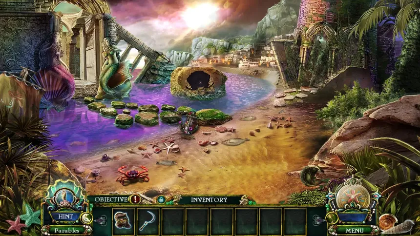 Скриншот 2 к игре Dark Parables: The Little Mermaid and the Purple Tide Collector's Edition