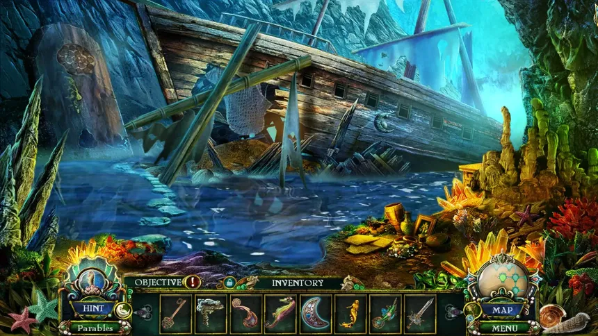 Скриншот 7 к игре Dark Parables: The Little Mermaid and the Purple Tide Collector's Edition