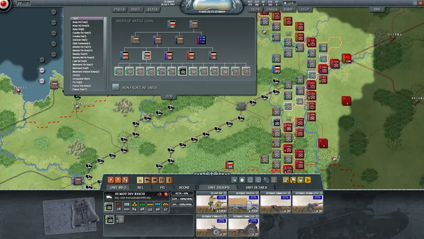 Скриншот 1 к игре Decisive Campaigns: Barbarossa
