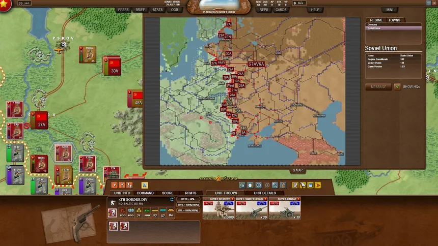 Скриншот 2 к игре Decisive Campaigns: Barbarossa