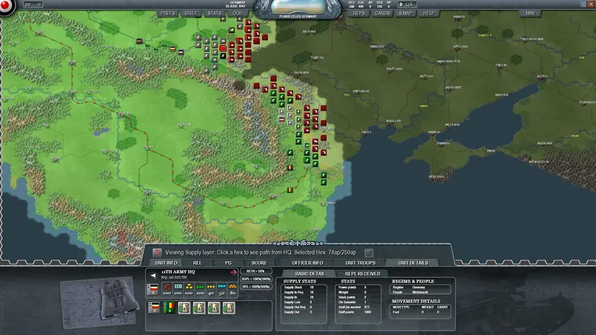 Скриншот 8 к игре Decisive Campaigns: Barbarossa