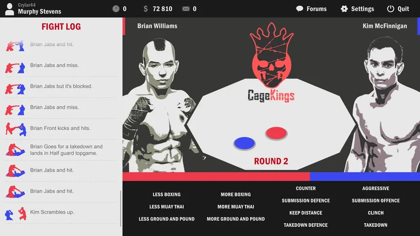 Скриншот 4 к игре Ultimate Fight Manager 2016