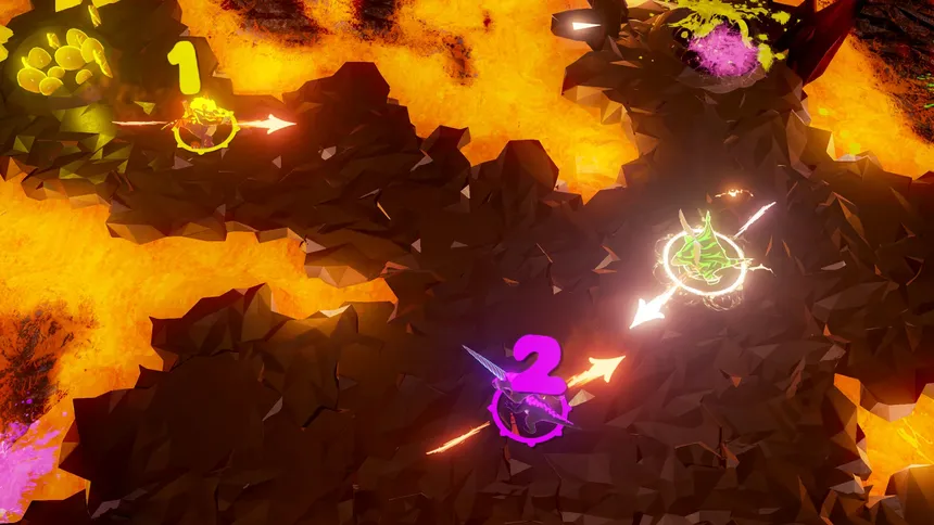 Скриншот 1 к игре Dashing Dinos