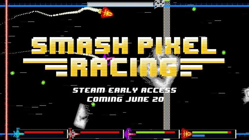 Скриншот 1 к игре Smash Pixel Racing