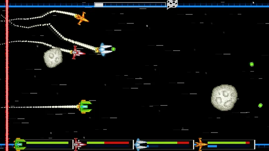 Скриншот 2 к игре Smash Pixel Racing