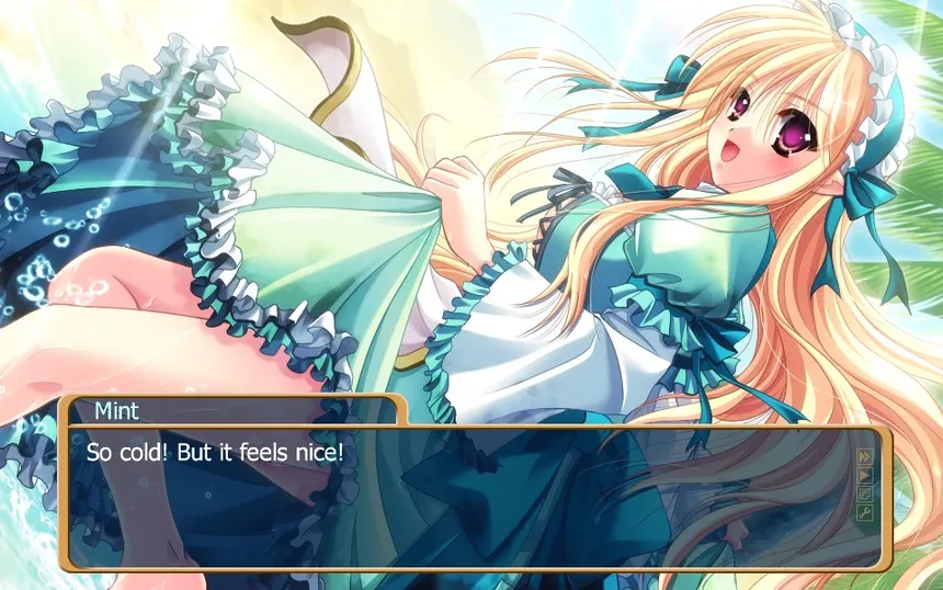 Скриншот 2 к игре A dragon girl looks up at the endless sky
