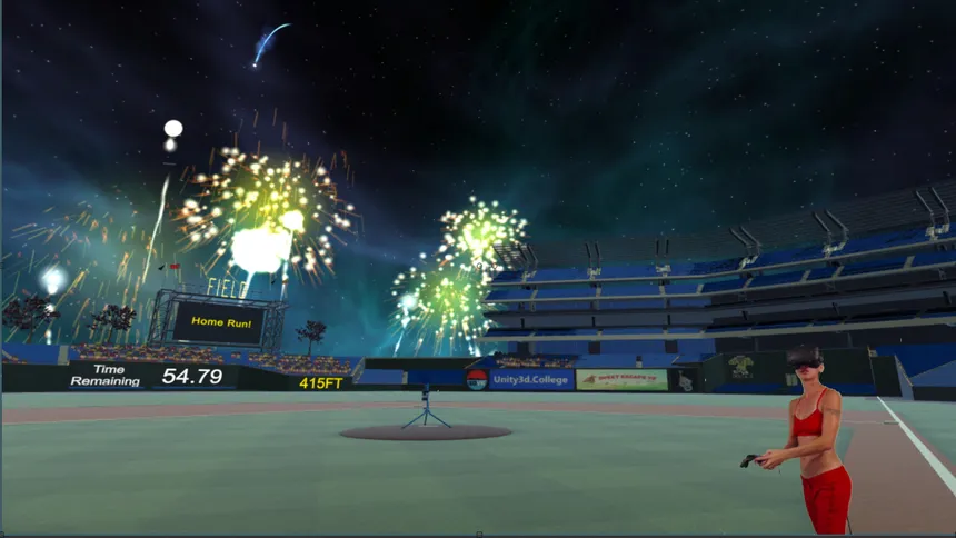 Скриншот 1 к игре VR Baseball - Home Run Competition