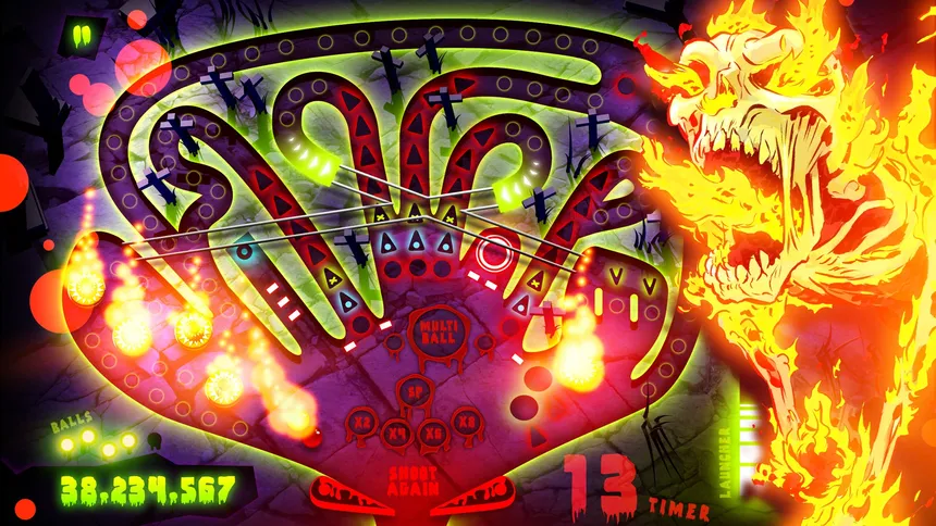 Скриншот 2 к игре Zombie Pinball